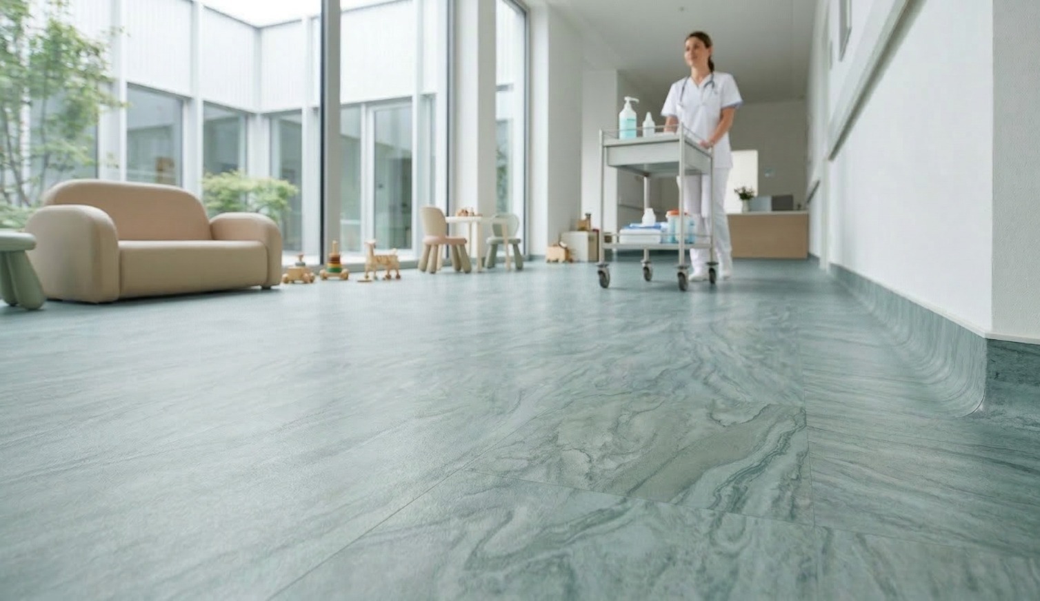 Linoleum Natural – Superlativul Pardoselilor Calde în Mediul Medical