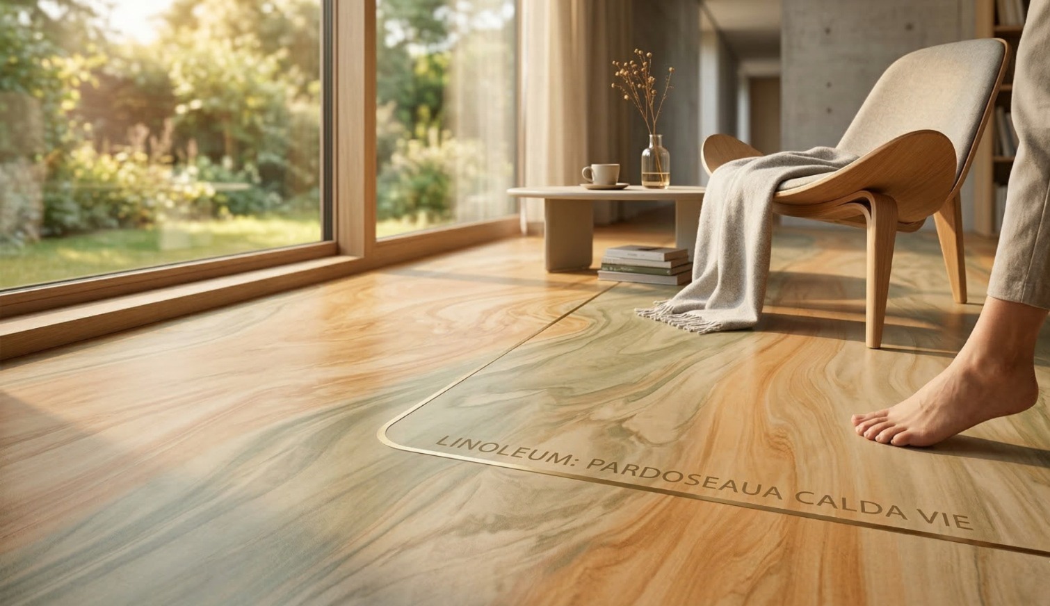 Linoleum Natural: „Pardoseaua Caldă Vie” – Ecologie și Sănătate