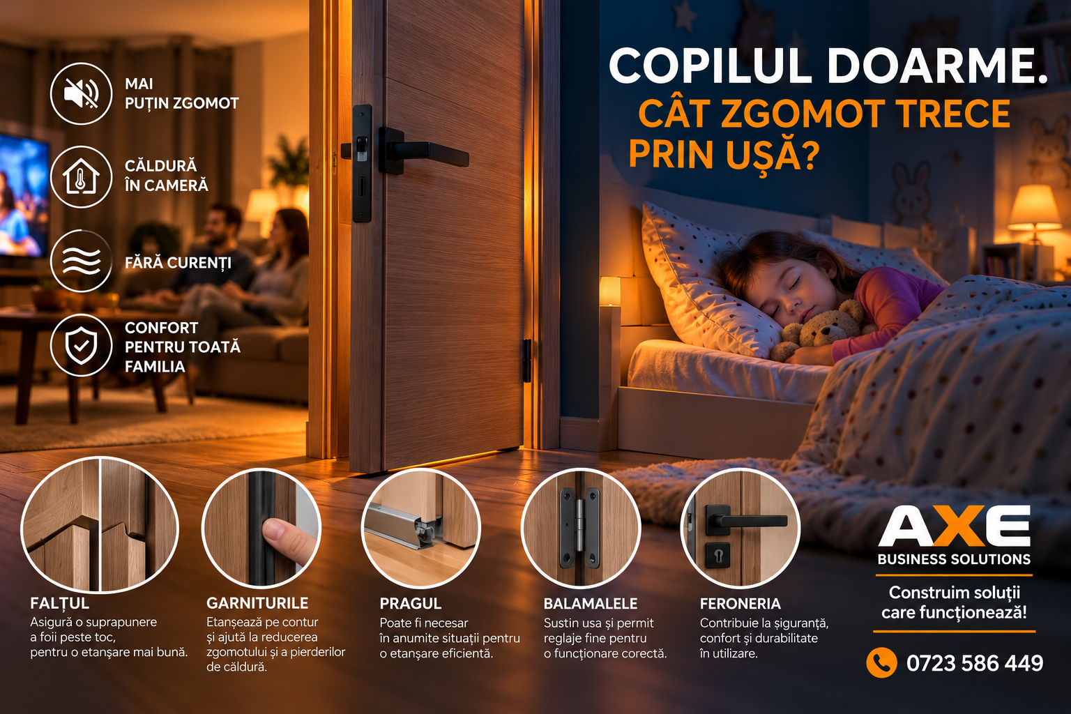 Câtă liniște rămâne dincolo de ușă?